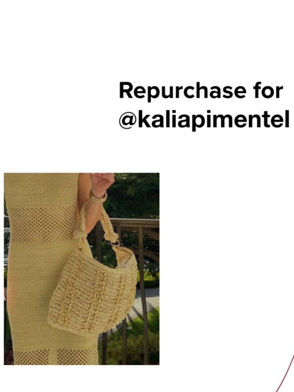 repurchase for @kaliapimentel